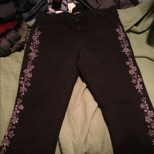 Embroidered jeans